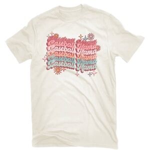 Baseball Mama Graphic Tee Womens size: Small